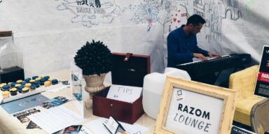 Razom Lounge was bustling with activity at St. George’s Ukrainian Festival