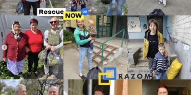 Razom Grants: Rescue Now – “People Need Us, and Their Words of Gratitude Shoot Straight for Our Hearts.”