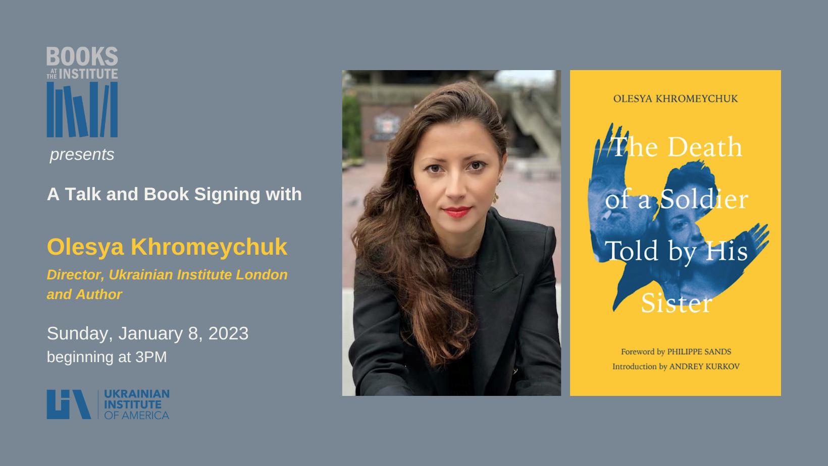 A Talk and Book Signing with Olesya Khromeychuk