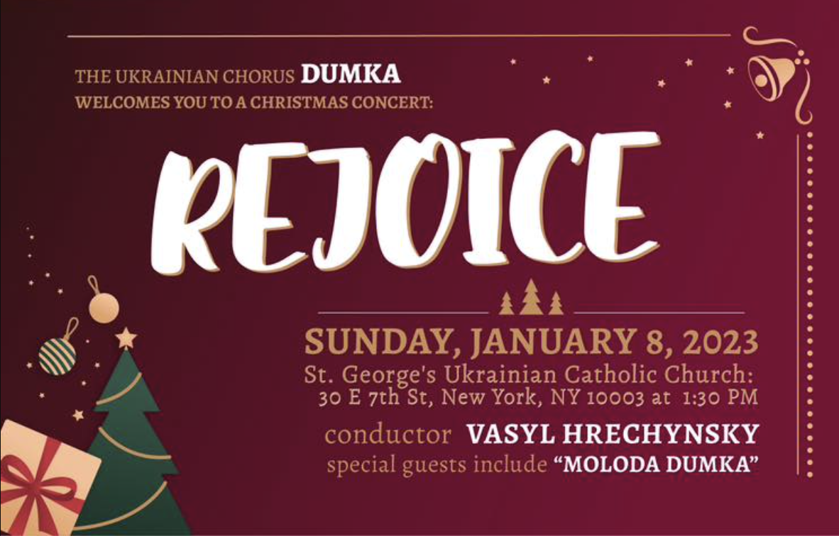 Ukrainian Chorus “DUMKA” Christmas Concert