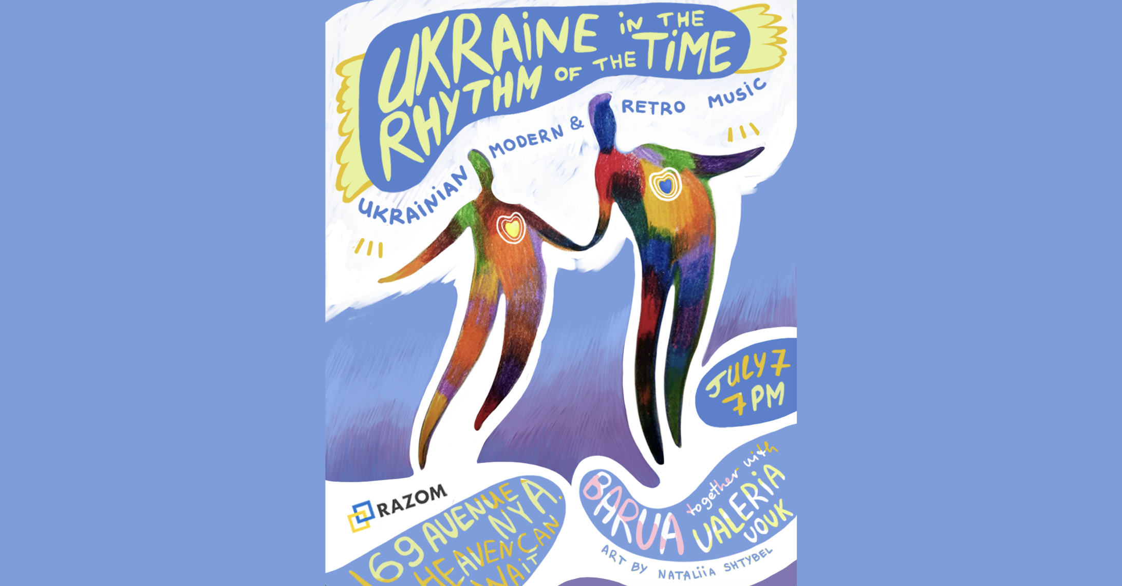 “Ukraine in the Rhythm of Time,” featuring Barva and Valeria Vovk